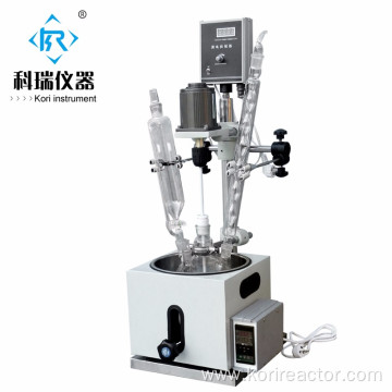 5L Single Layer Glass Reactor - Lab Instrument